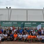 Participantes en el primer torneo MyPadel