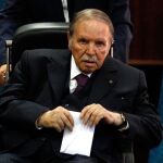 Abdelaziz Bouteflika en una imagen de 2017. (AP Photo/Sidali Djarboub, File)