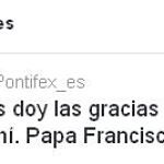 El Papa gana 10.000 seguidores nuevos por hora
