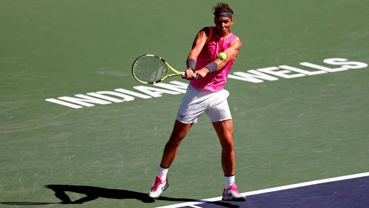 Nadal, una roca en cuartos de Indian Wells