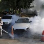 Fumigación contra el zika en Panamá, hace unos días
