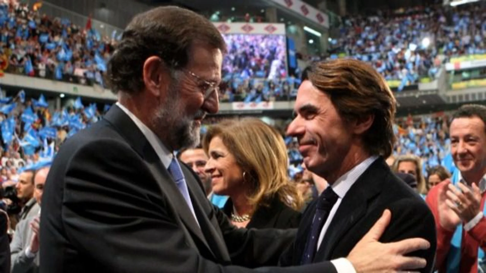 Rajoy y Aznar en una foto de archivo