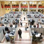 La oficina de la Delegación de Hacienda de Guzmán el Bueno, en Madrid