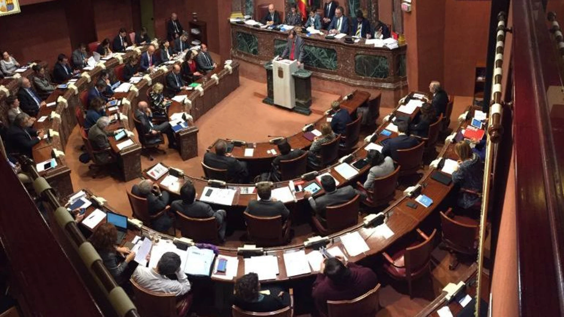 La Asamblea Regional aprobó ayer el techo de gasto con el voto a favor del PP y la abstención de Ciudadanos