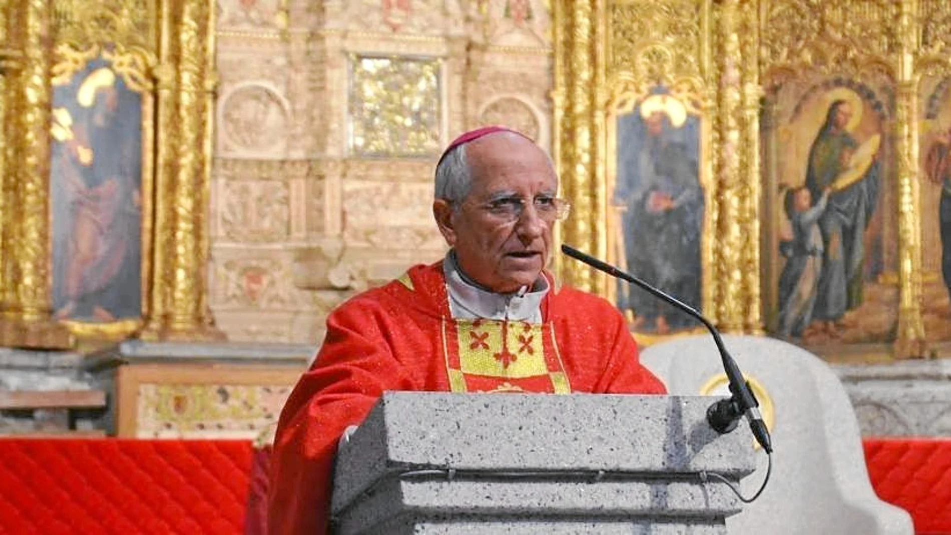 El obispo de Ávila, Jesús García Burillo