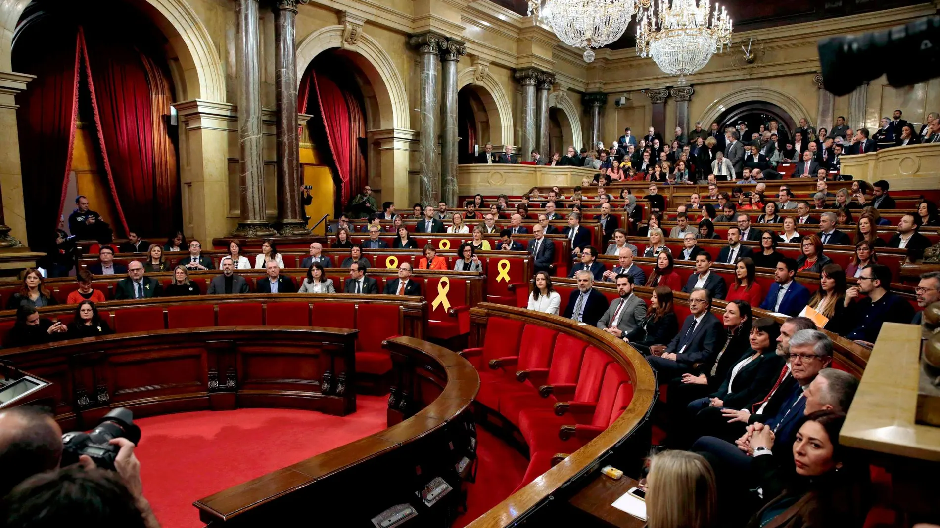 Imagen de una de las sesiones parlamentarias de esta legislatura