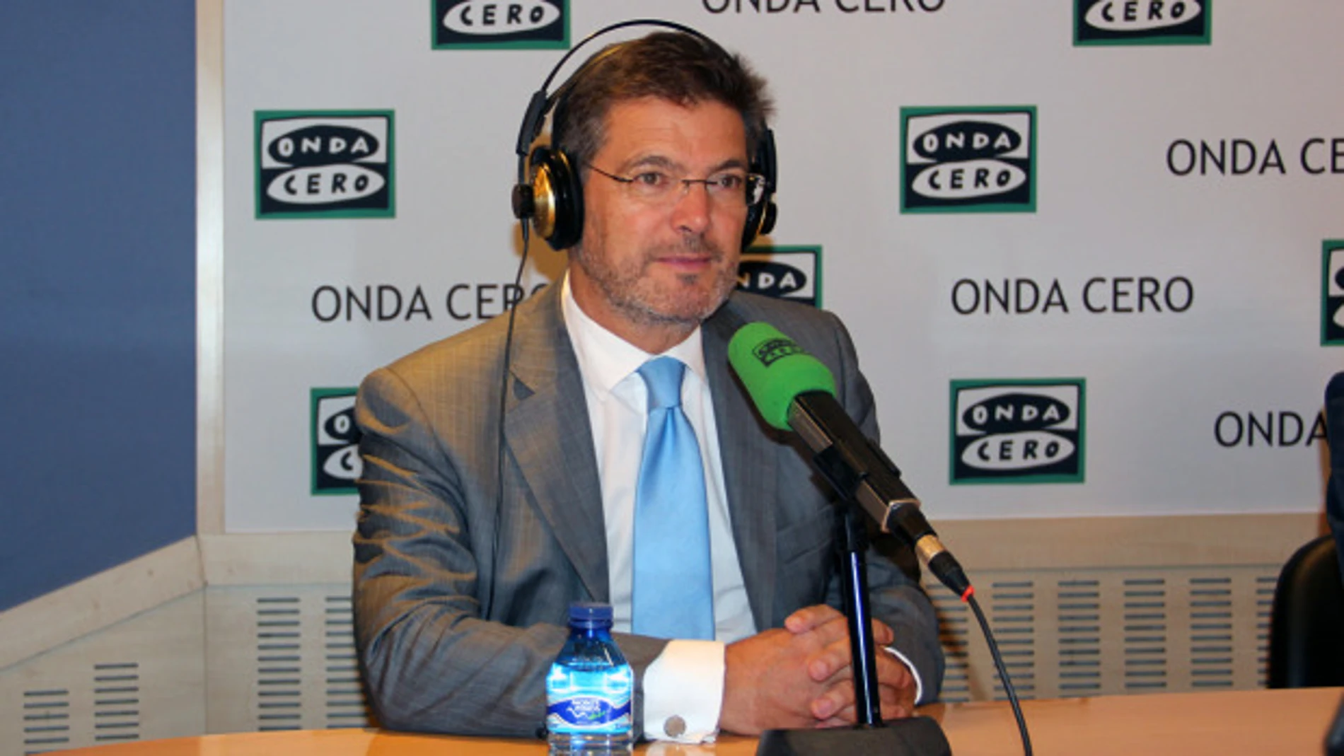 El ministro de Justicia, Rafael Catalá, durante su entrevista en Onda Cero