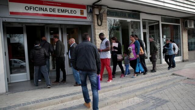 Oficina de empleo de la Comunidad de Madrid.
