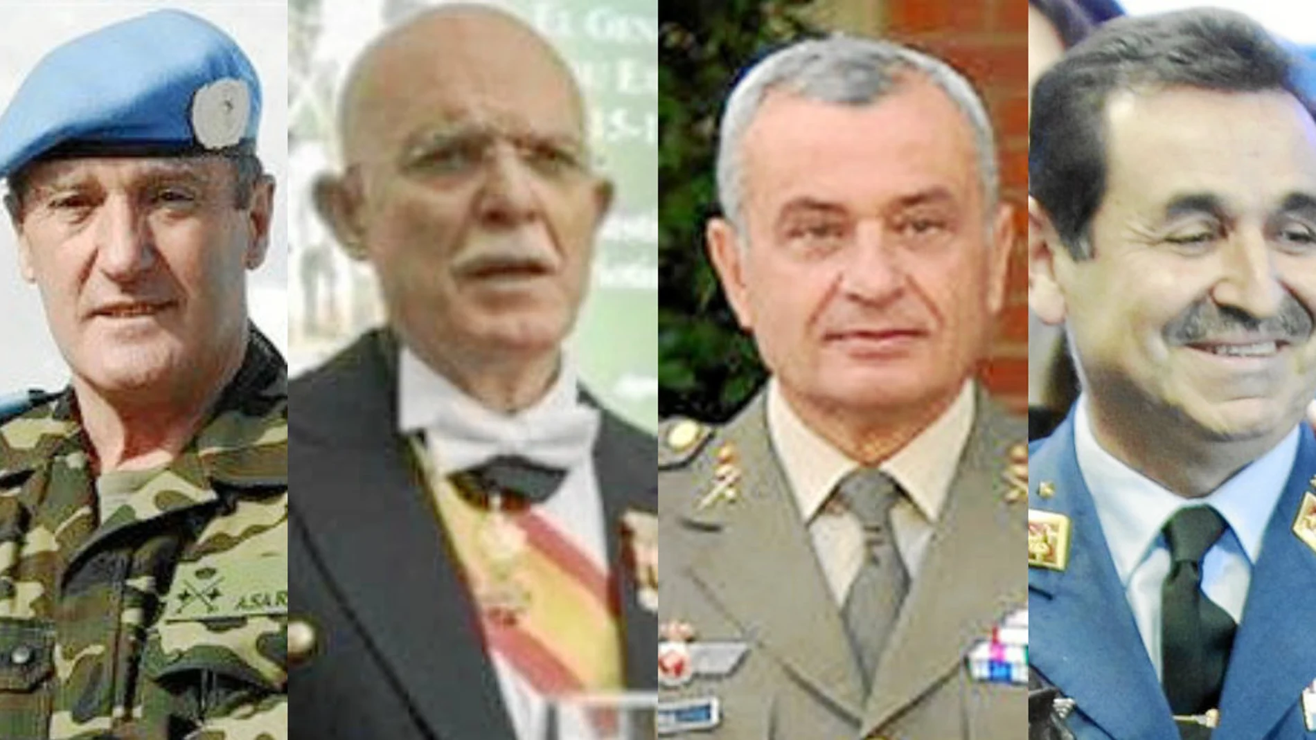 Alberto Asarta, Agustín Rosety, Fulgencio Coll y Manuel Mestre