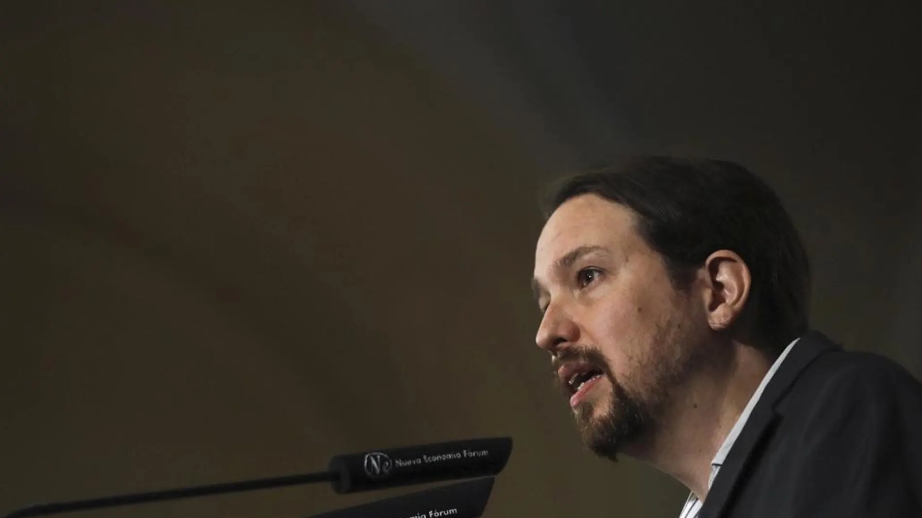 El secretario general de Podemos, Pablo Iglesias