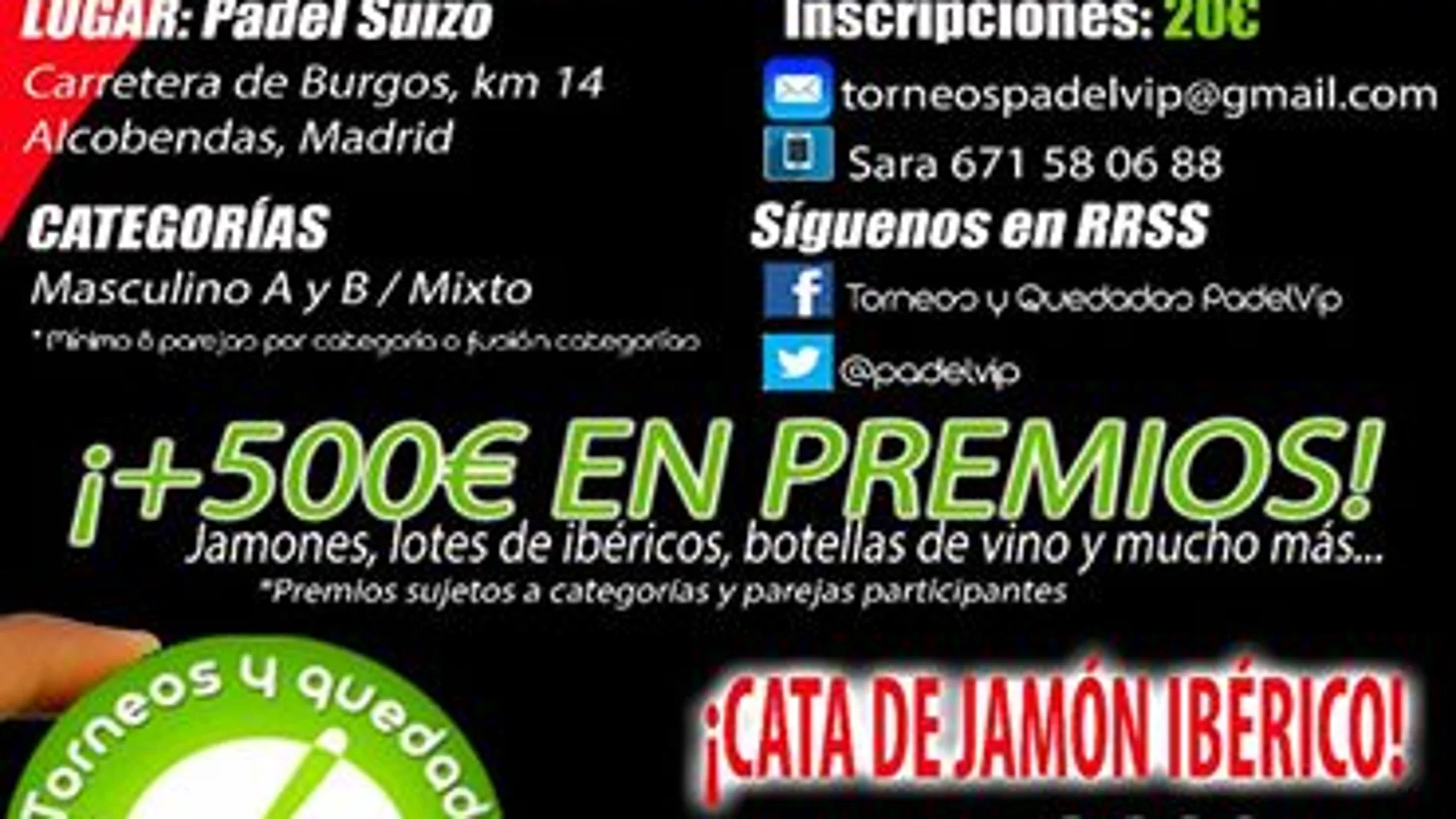 Torneo PadelVip 19 de febrero