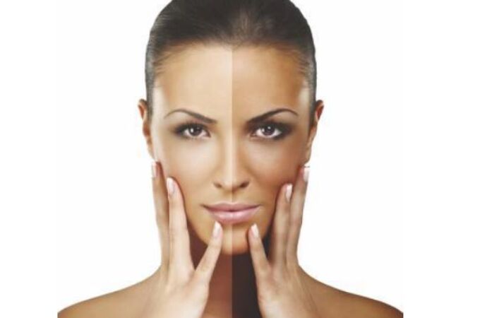 Antes y después del autobronceador