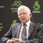 El Nobel de Medicina Harald zur Hausen, ayer, en Madrid