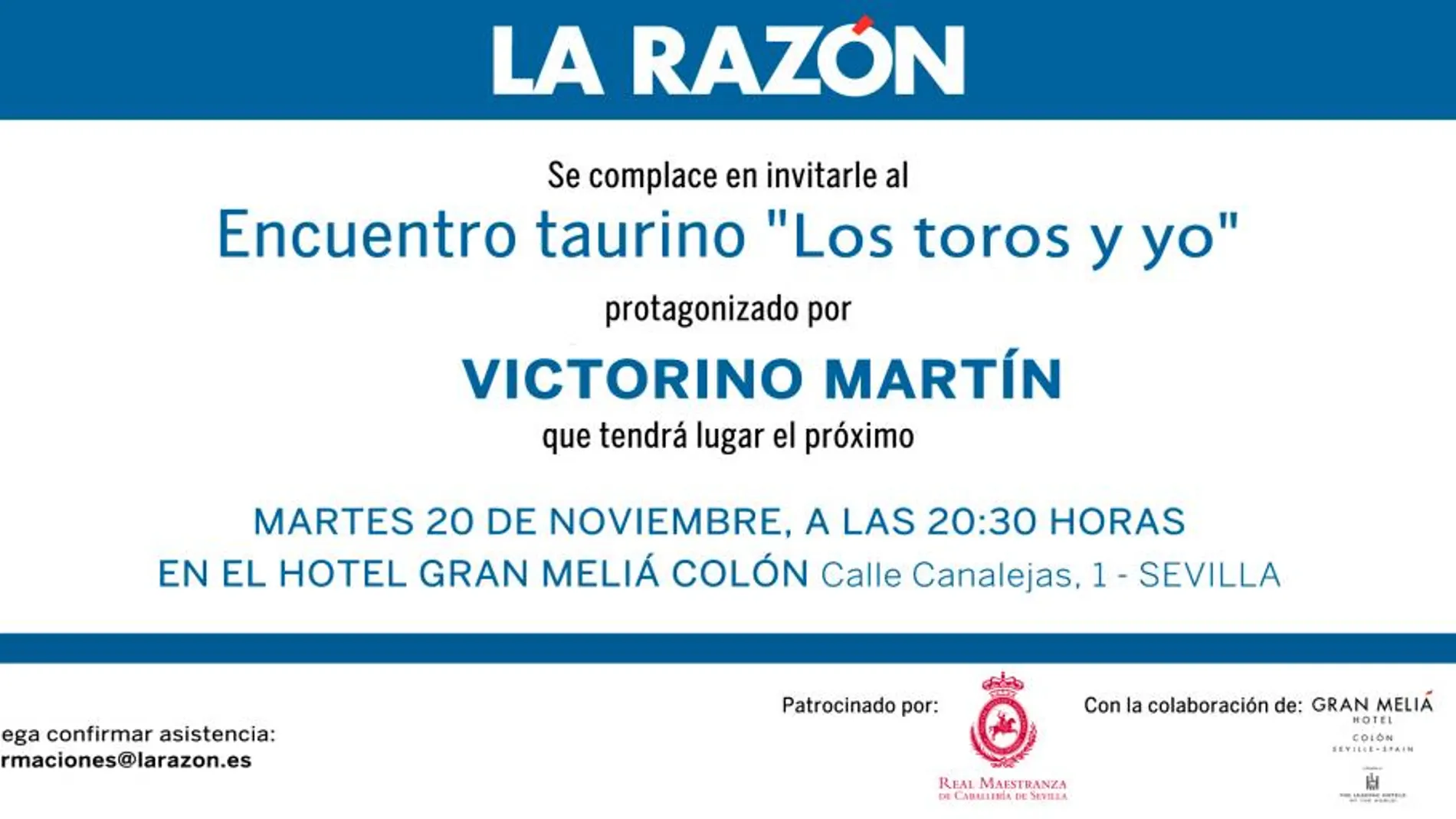 Victorino Martín, nuevo invitado a «Los toros y yo»