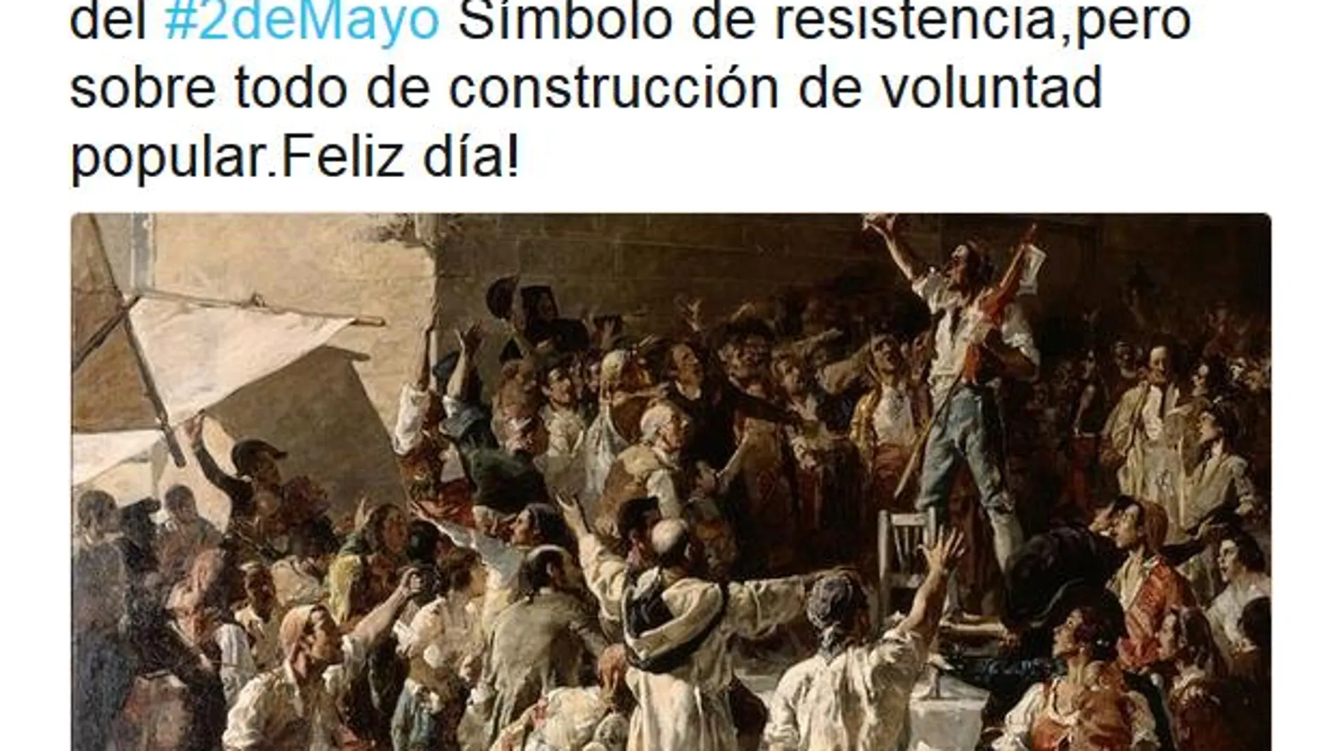 Errejón celebró un peculiar 2 de mayo