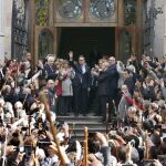 Fotografía de archivo del expresidente de la Generalitat Artur Mas a su salida del Palacio de Justicia.