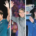 Federer, Nadal y Djokovic, el "Big 3", la gran batalla de la historia del tenis