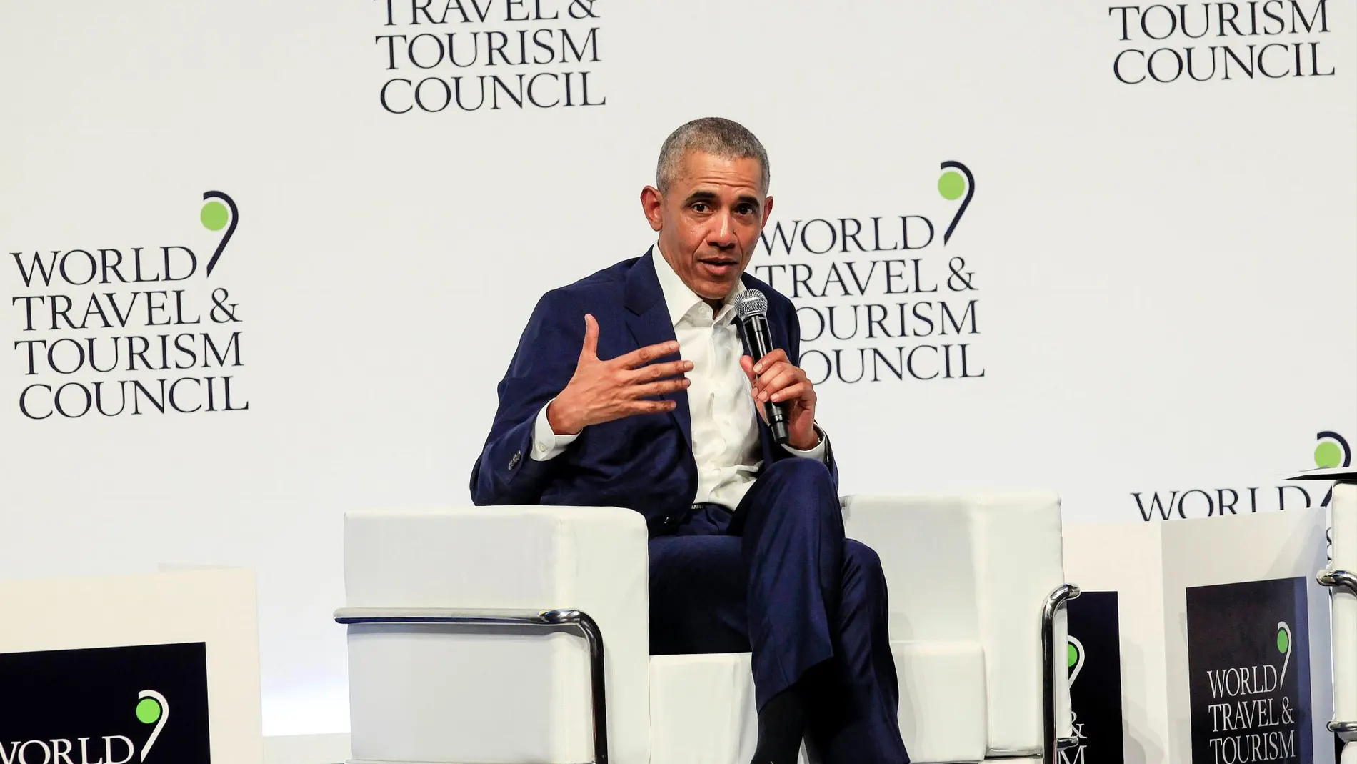 El ex presidente de EE UU Barak Obama, en Sevilla / Foto: Manuel Olmedo