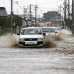 Una de las localidades japonesas afectadas por el paso del ciclón Etau