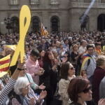 Imagen de una manifestación independentista