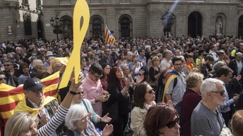 Imagen de una manifestación independentista