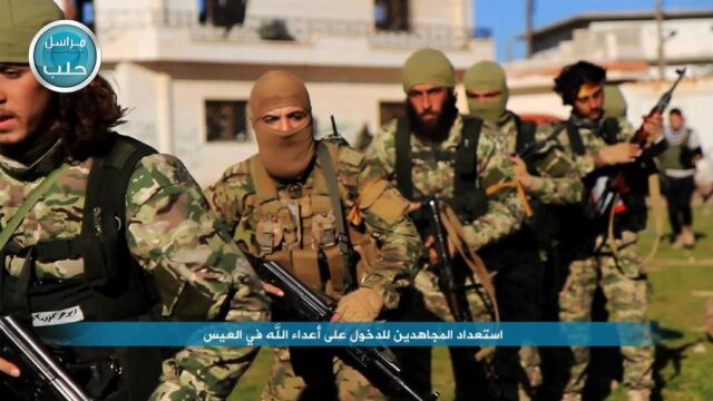 Militantes del frente Nusra, filial de Al Qaeda en Siria