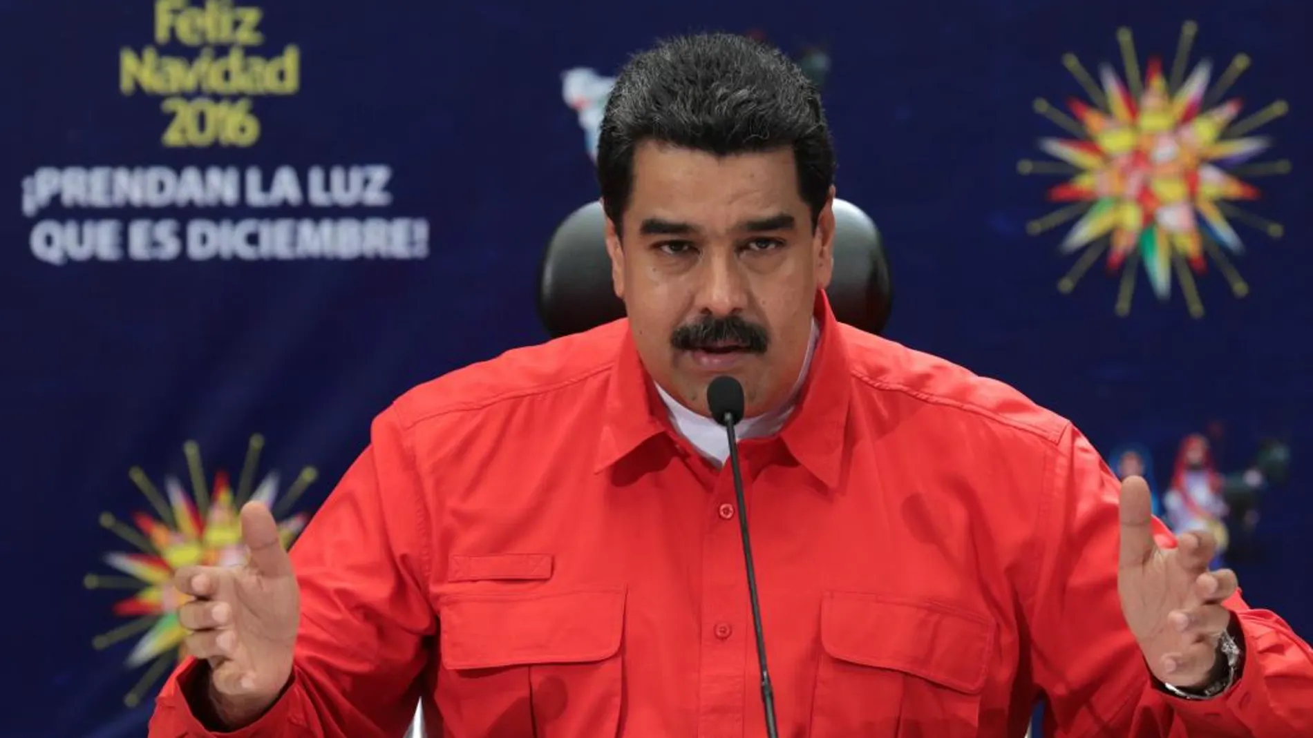 El presidente de Venezuela Nicolás Maduro.