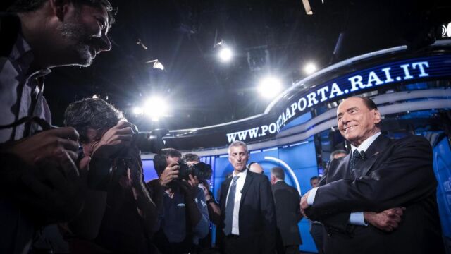 El ex primer ministro italiano y líder del partido Forza Italia, Silvio Berlusconi