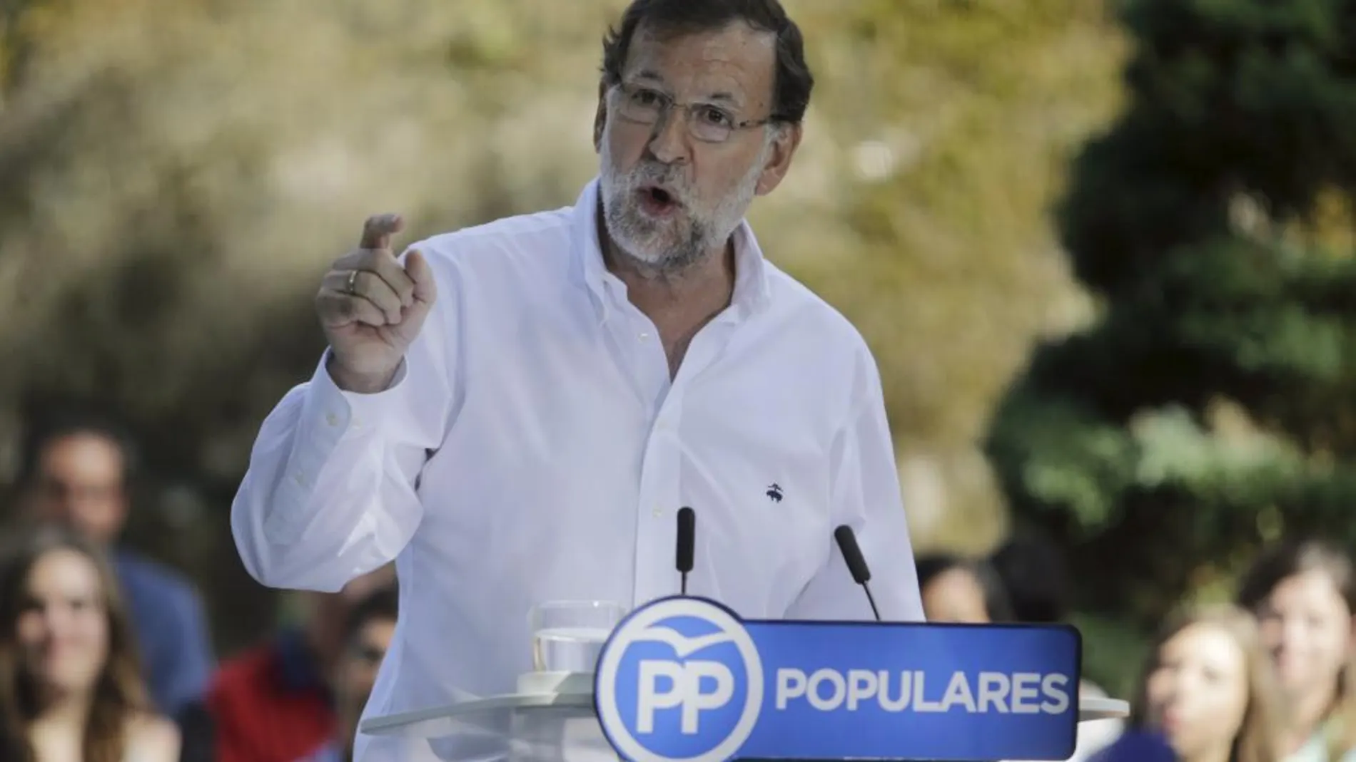 El presidente del Gobierno, Mariano Rajoy, ha abierto hoy el curso en Soutomaior.