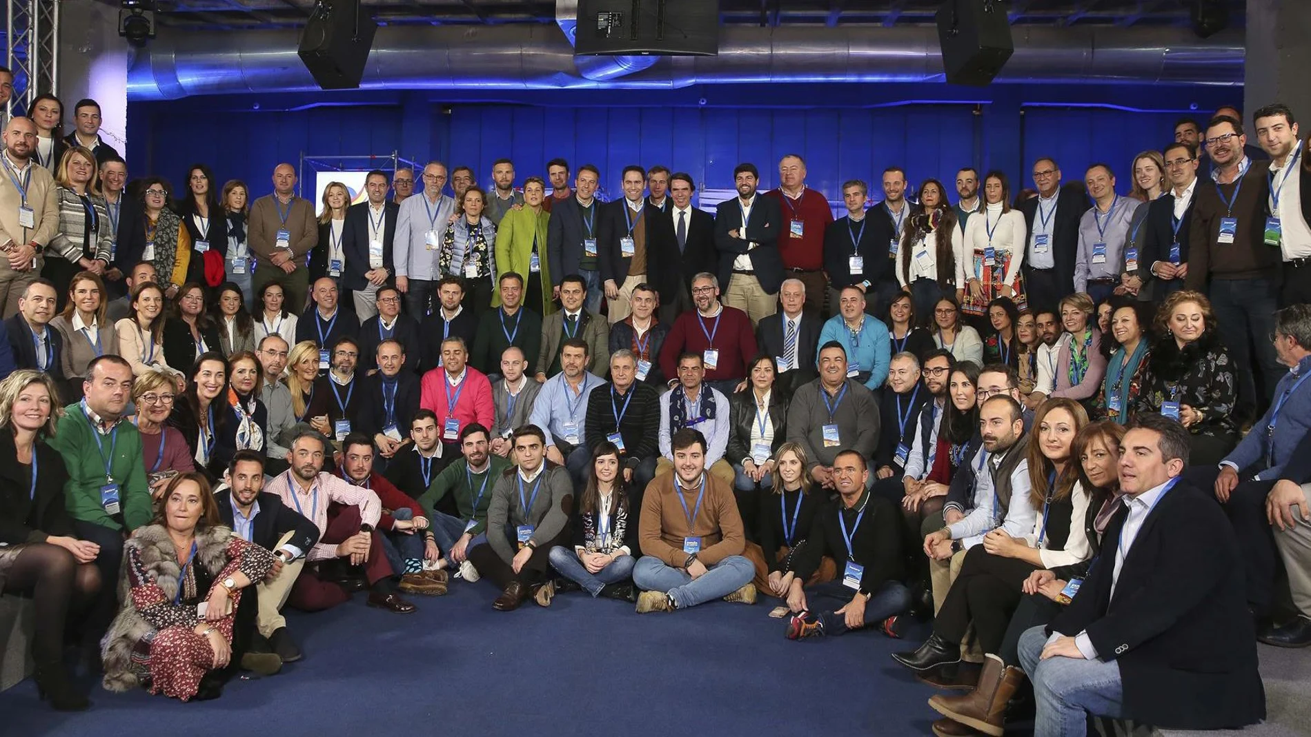 La delegación murciana en la convención nacional la formaron 120 miembros. LA RAZÓN