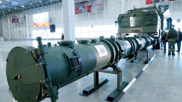 Uno de los nuevos misiles nucleares rusos