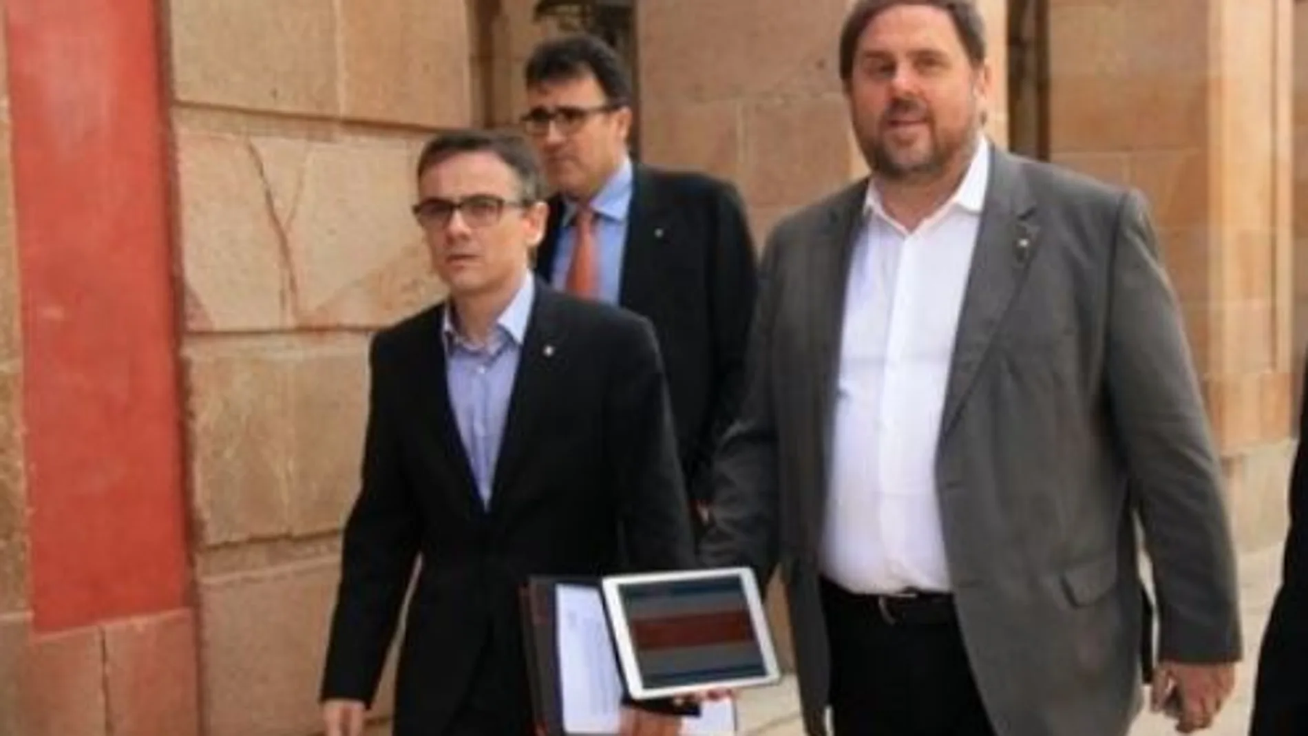 Jové, junto a Junqueras