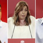 Díaz, Sánchez y López: tres visiones de un PSOE herido, a debate