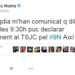 Homs declarará el próximo lunes ante el Tribunal Superior de Cataluña por el 9-N