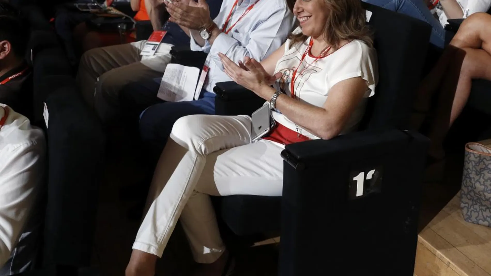 Susana Díaz durante la inauguración del Congreso Federal del PSOE