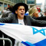 Manifestación de un grupo de judíos contra el Partido Laborista en Londres, en una imagen de archivo