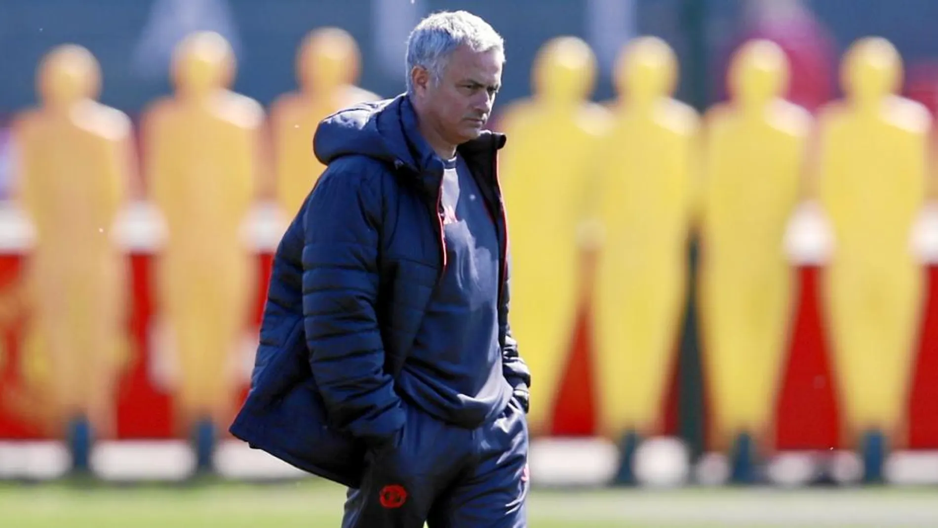 Mourinho se entrenó en Manchester antes de viajar a Vigo