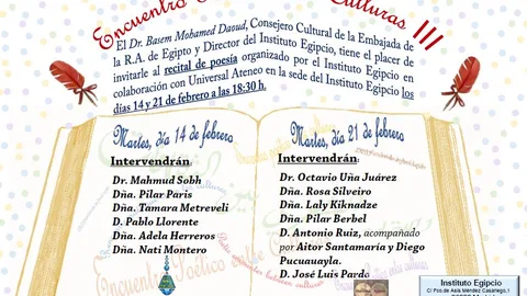 La Asociación Universal Ateneo celebra en Madrid el II «Encuentro Poético entre Culturas»