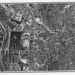 Ésta es una de las fotografías captadas por el primer vuelo fotogramétrico, realizado en 1927
