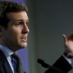 El líder del PP, Pablo Casado, en una imagen de archivo / Efe