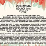 Cartel de Primavera Sound 2016