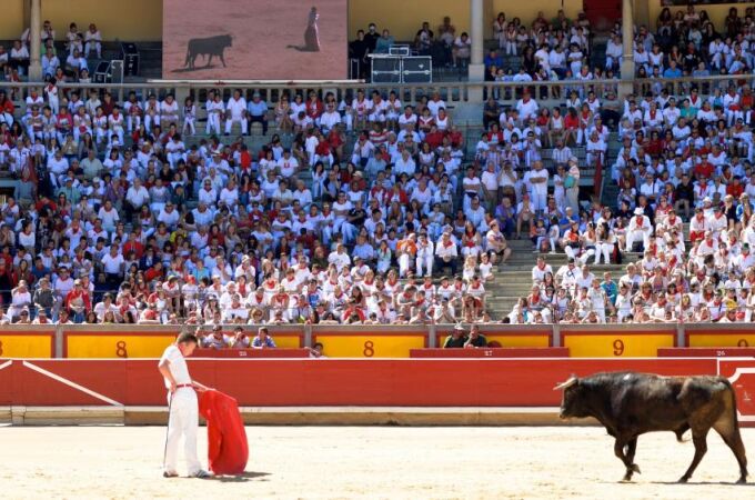 Jornada de los toros en familia de Pamplona
