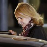 La Infanta Cristina sale de al Audiencia de Palma durante el juicio