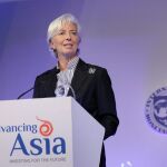 Christine Lagard en la conferencia "Avanzando Asia, Invirtiendo para el futuro