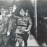 Franco con Hitler durante su visita a España
