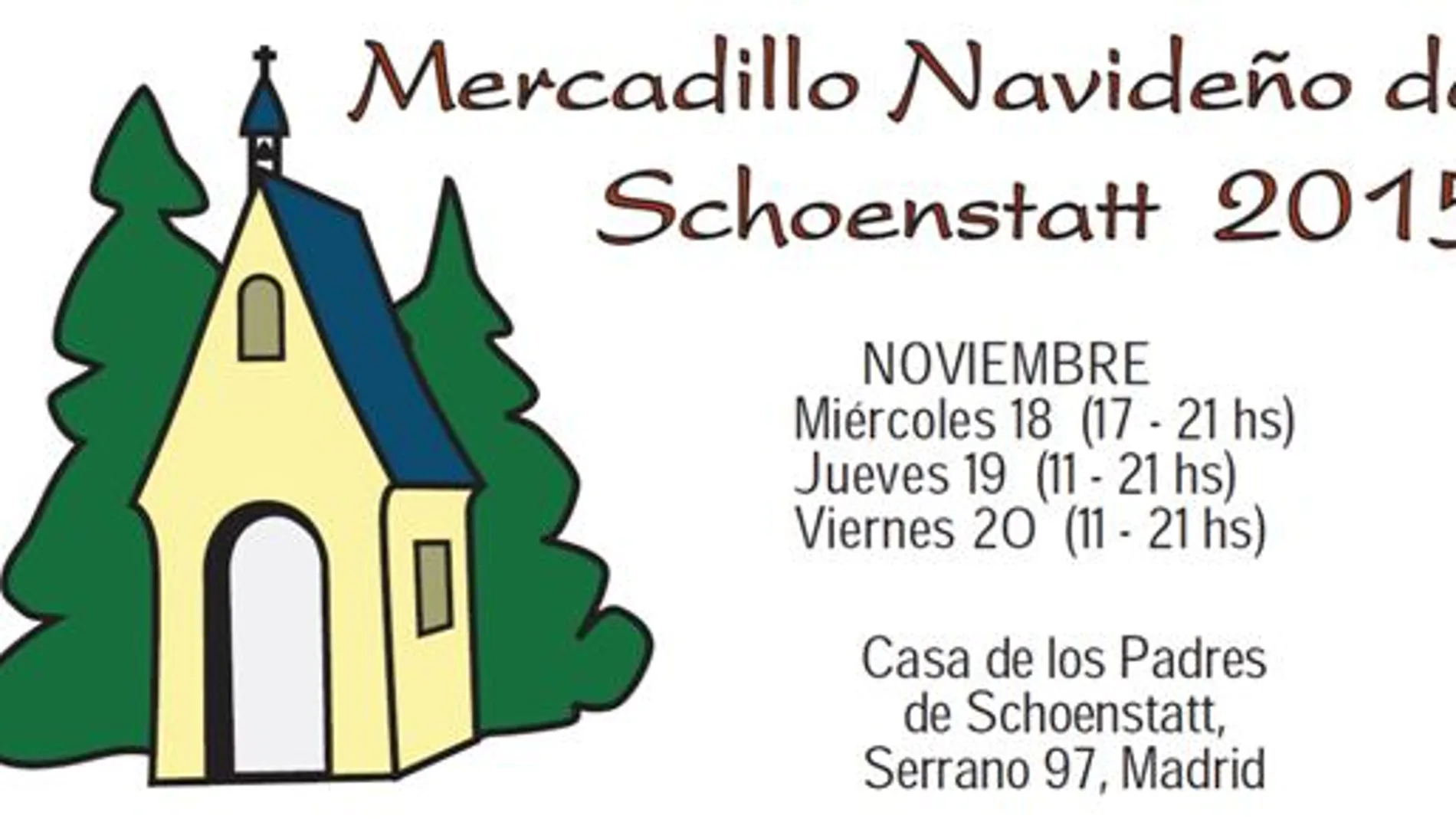 Chocolate con churros en el mercadillo navideño de Schoenstatt