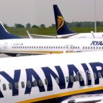 Aviones de la compañía irlandesa Ryanair