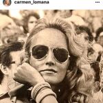 Carmen Lomana, en una corrida de toros