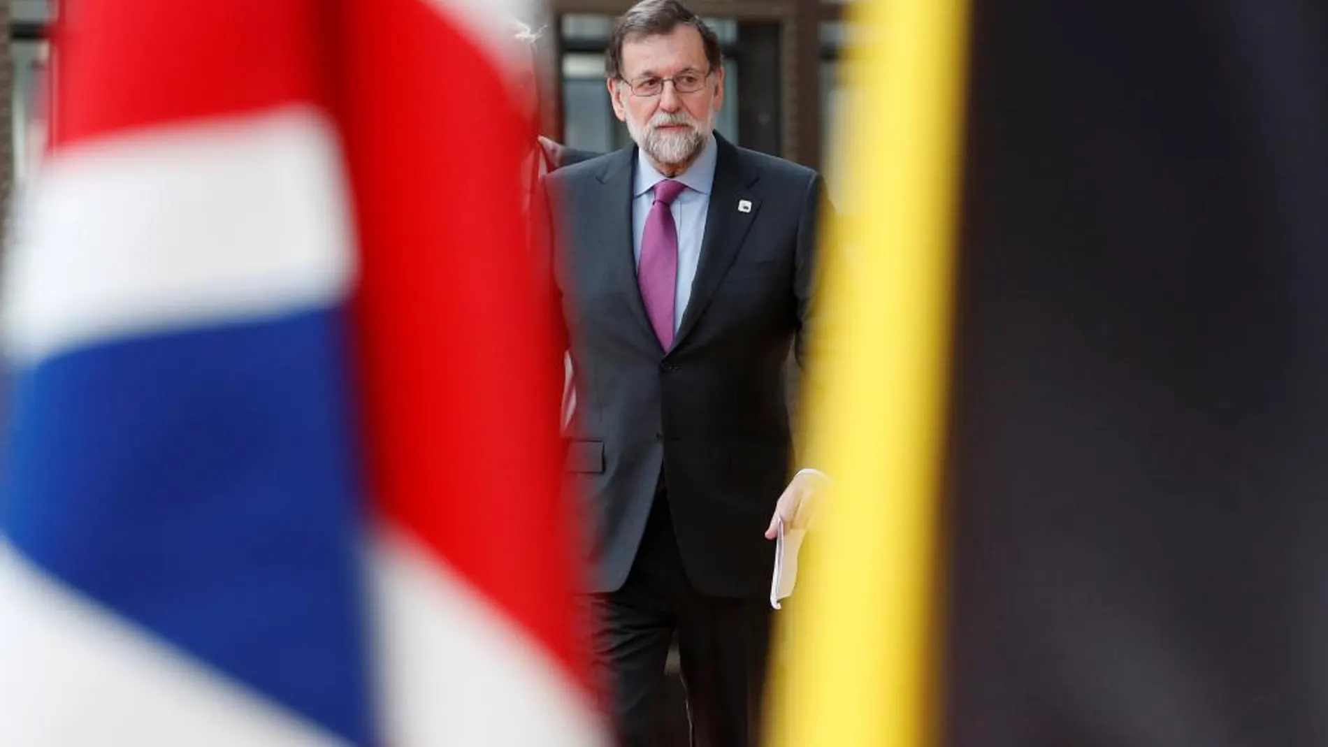 Mariano Rajoy hoy, en el Consejo Europeo extraordinario celebrado en Bruselas.