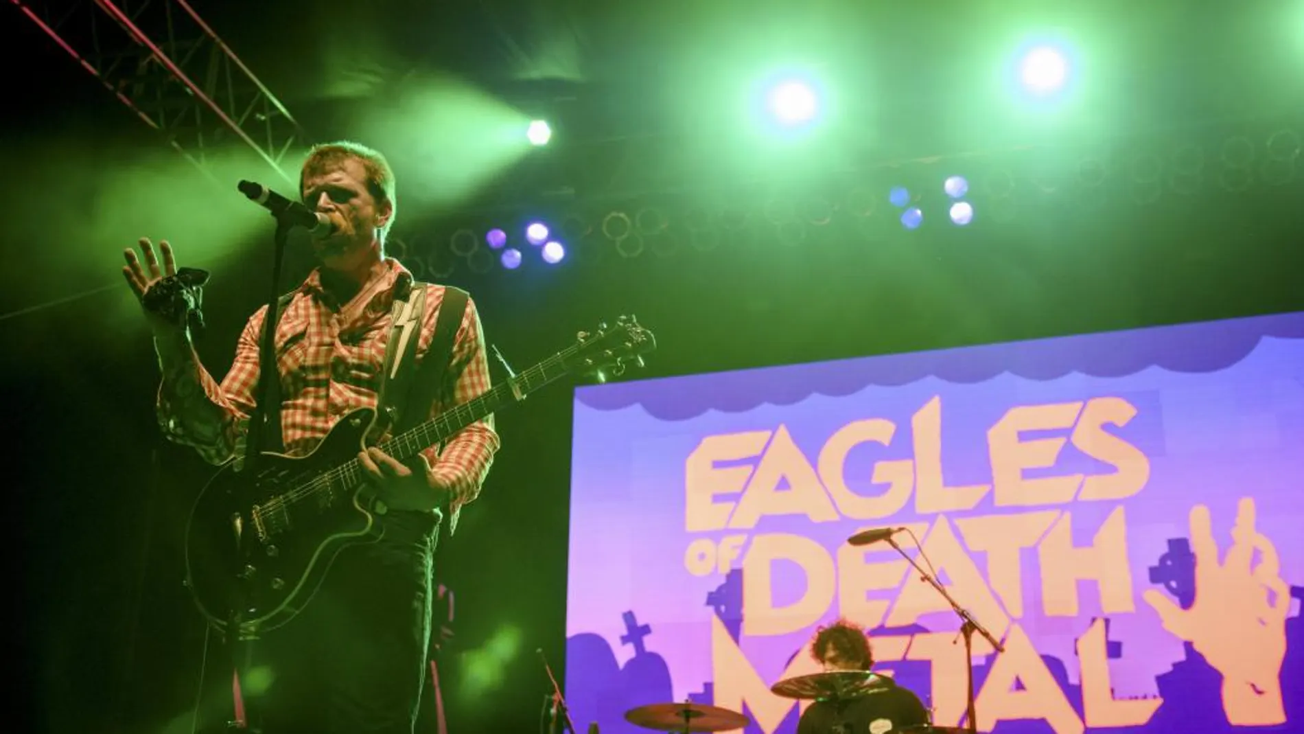 Jesse Hughes, componente de la banda Eagles of Death Metal